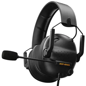 SENZER SG500 Wired  Pro Gaming Headset - Wired Gaming Headsets - PC Headsets -  Folding Headset for PC, PS4, PS5, Xbox One and Switch Audio Earphones Headphones Electronic Earbud