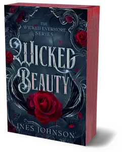 Wicked Beauty decadent foiled paperback with sprayed edges, illustrated chapter headings, and sensual character art!