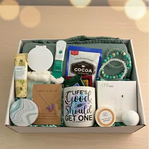 Cozy Box by Marisa, Gift Box with Mug, KittyCompact Mirror, Relaxation and Gifting