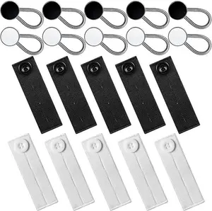 Extender Button Set Includes Elastic Waist Button and Comfy Collar Extender Clothing Supplies