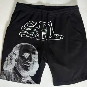 2026 S-DL Gray Black Shorts, Hip Hop Style, Streetwear Shorts, Trendy Outdoor Wear Daily Wear for Men, Designer Clothing, Gift for him, Gift for her, Birthday's gift