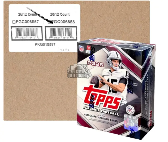 2026 Topps Flagship Football Mega Box