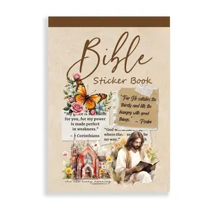 Christian Sticker Book, 353 Inspirational Bible Stickers, High Adhesive Stickers, Perfect for Water Bottles, Journals, Scrapbooks, Laptops, Christian Gifts