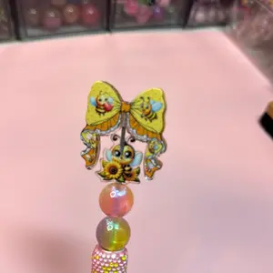 Flat Acrylic beads