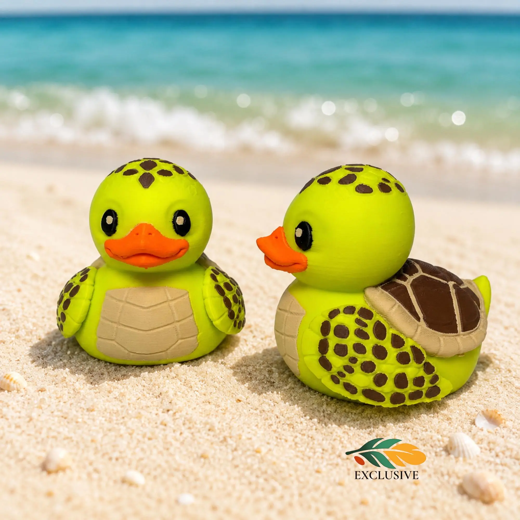 Sea Turtle Duck – Dashboard Buddy Beach House Gift Collectible