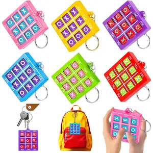 24PCS Tic Tac Toe Game Birthday Party Favors Goodie Bags Easter Basket Stuffers  Kids 4-8 8-12 Classroom Treasure Chest Carnival Prize Box Toys Bulk Keychain Pinata Filler Return Gifts  Girl Boy
