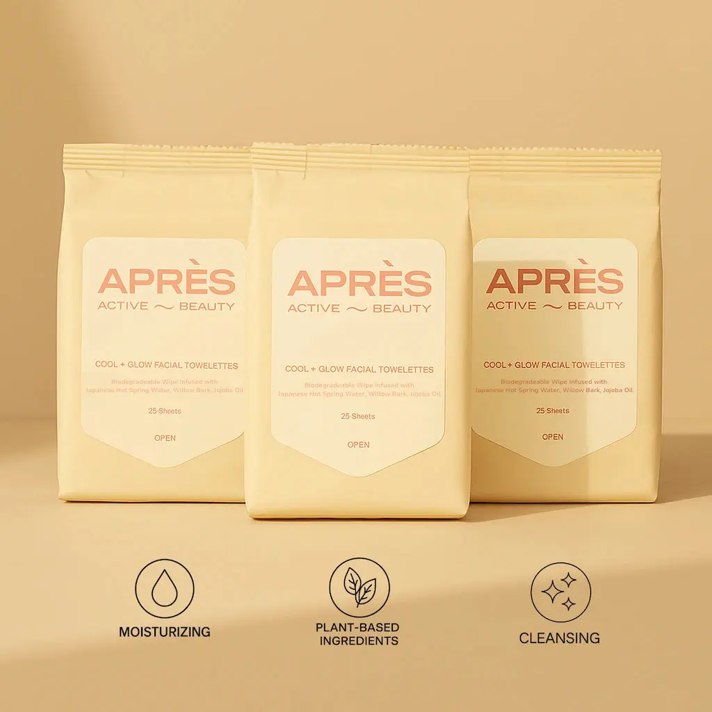 Cool + Glow Facial Towelettes Trio Pack