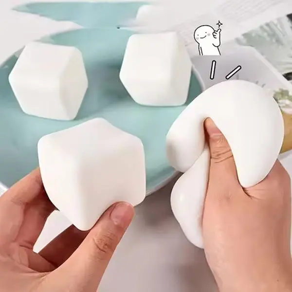 Adults Squishy Tofu Stress Balls Autism Sensory Toys Stress Anxiety Relief Fidget Toys Dough Water Ball Gifts Bulk for Kids, Pocket Stress Relief, Mini Squishy Ball Stress Relief Toys