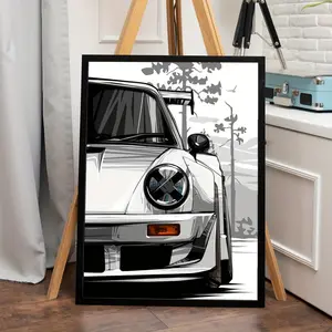 Supercar Canvas Prints, Automotive  Art Painting, Room Decor  Art Poster for Living Room Bedroom Office Garage Vintage Custom Street Sign artistic wall art decor