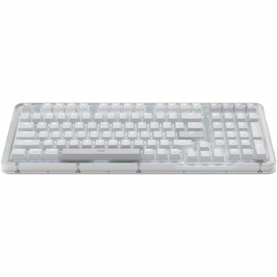 Logitech Alto Keys K98M Wireless Mechanical Keyboard, Customizable with Vibration Absorbing Gasket, Off-white