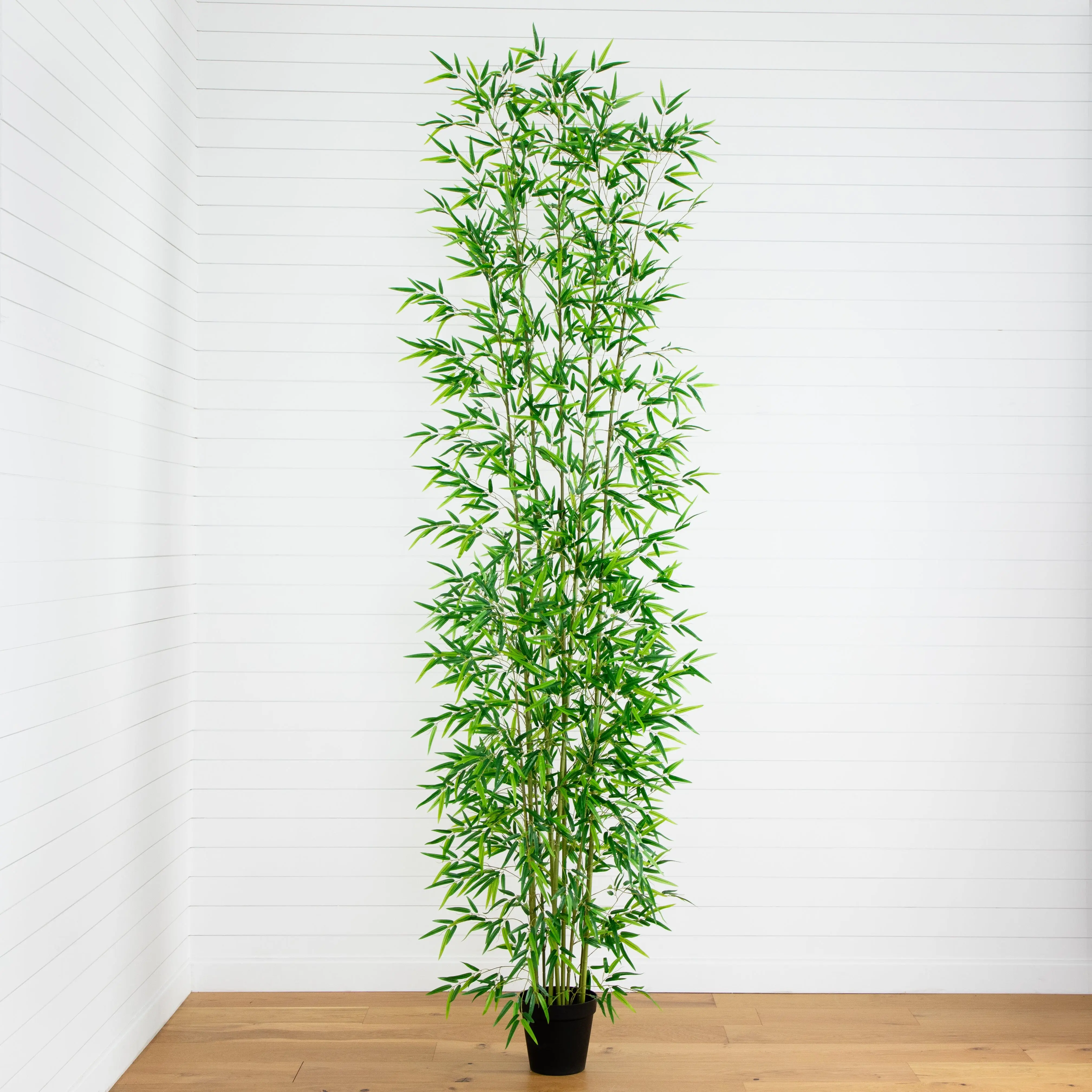 12ft Decorative Artificial Bamboo Tree - Synthetic Green, Botanical Aesthetic Home Decor for Nursery, Room Decor, DIY Pot (Decorative Artificial Trees Category)
