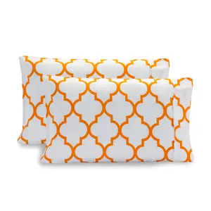 Mocassi 1500 Series 2-Pieces Quatrefoil Pattern Pillowcase Set