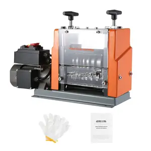 Automatic Wire Stripping Machine With Electric Motorized Cable Stripper, 60W Power, Visible Stripping Depth Reference, Six Round Channels And One Flat Channel For Scrap Copper Recycling, Compatible With 0.06''-0.98'' Wires