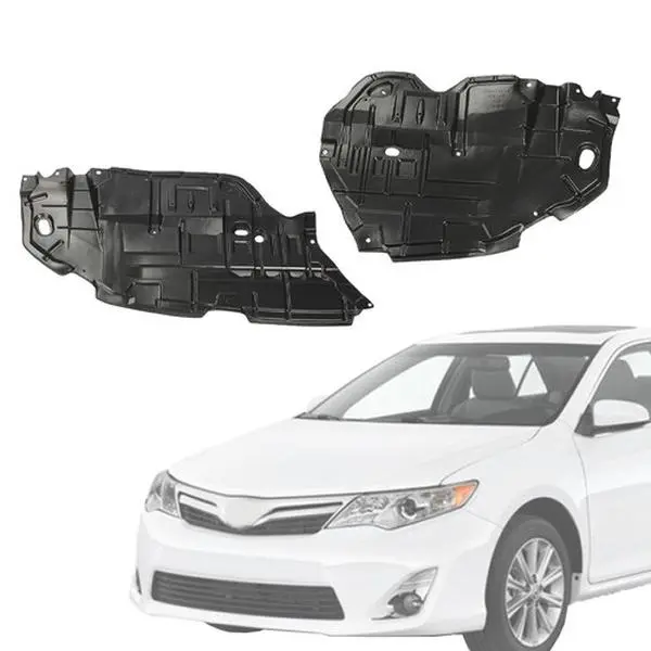 Brand New & Aftermarket 2 x Engine Splash Shield, Good Quality Front Under Cover for 12-14 Toyota Camry, Direct Fit Left & Right, Easy to Install Car Exterior Accessory