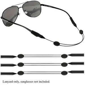 Adjustable Sunglasses Strap with Dual Adjustment Buckles, Lightweight Eyewear Retainer Designed for Outdoor Sports Enthusiasts