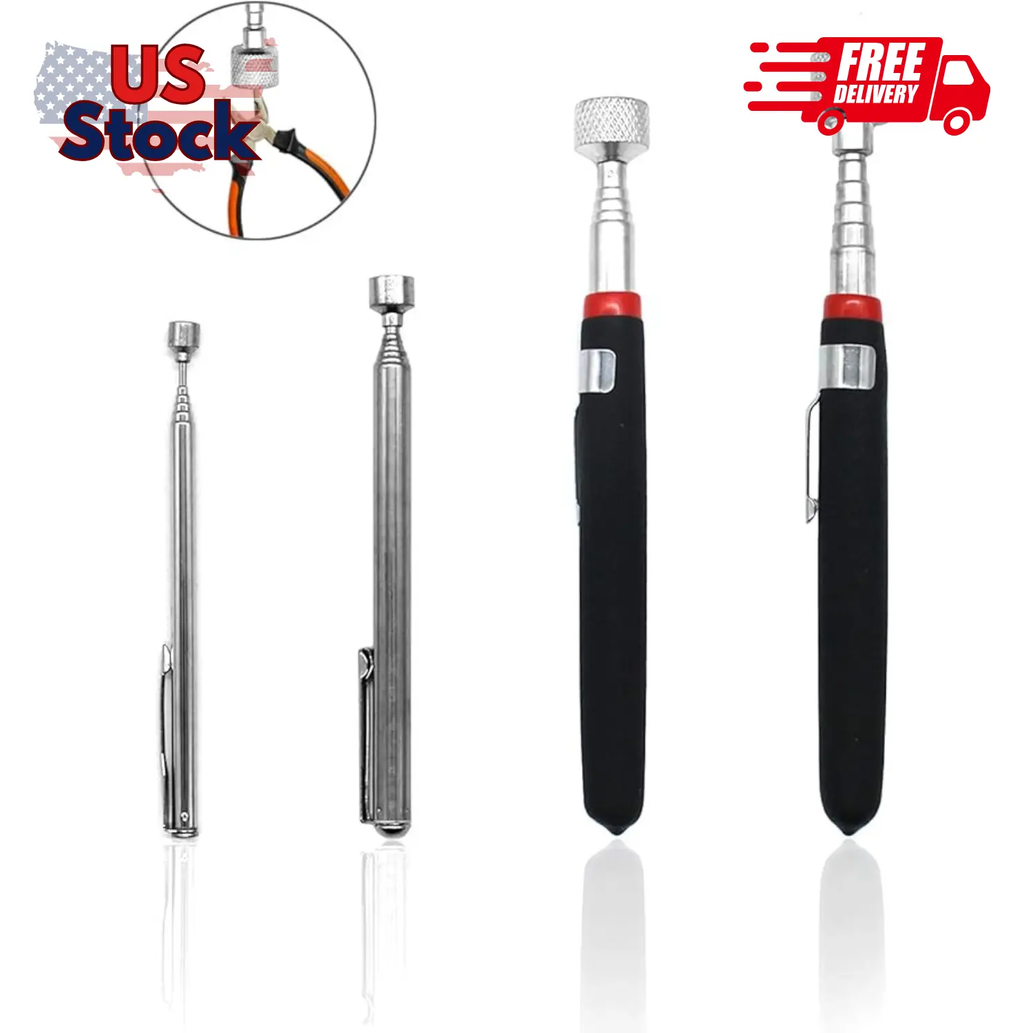 Telescopic Magnet, Magnetic Pick Up Tool 4 Pack Telescopic Magnet, Magnetic Pick Up Tool 4 Pack