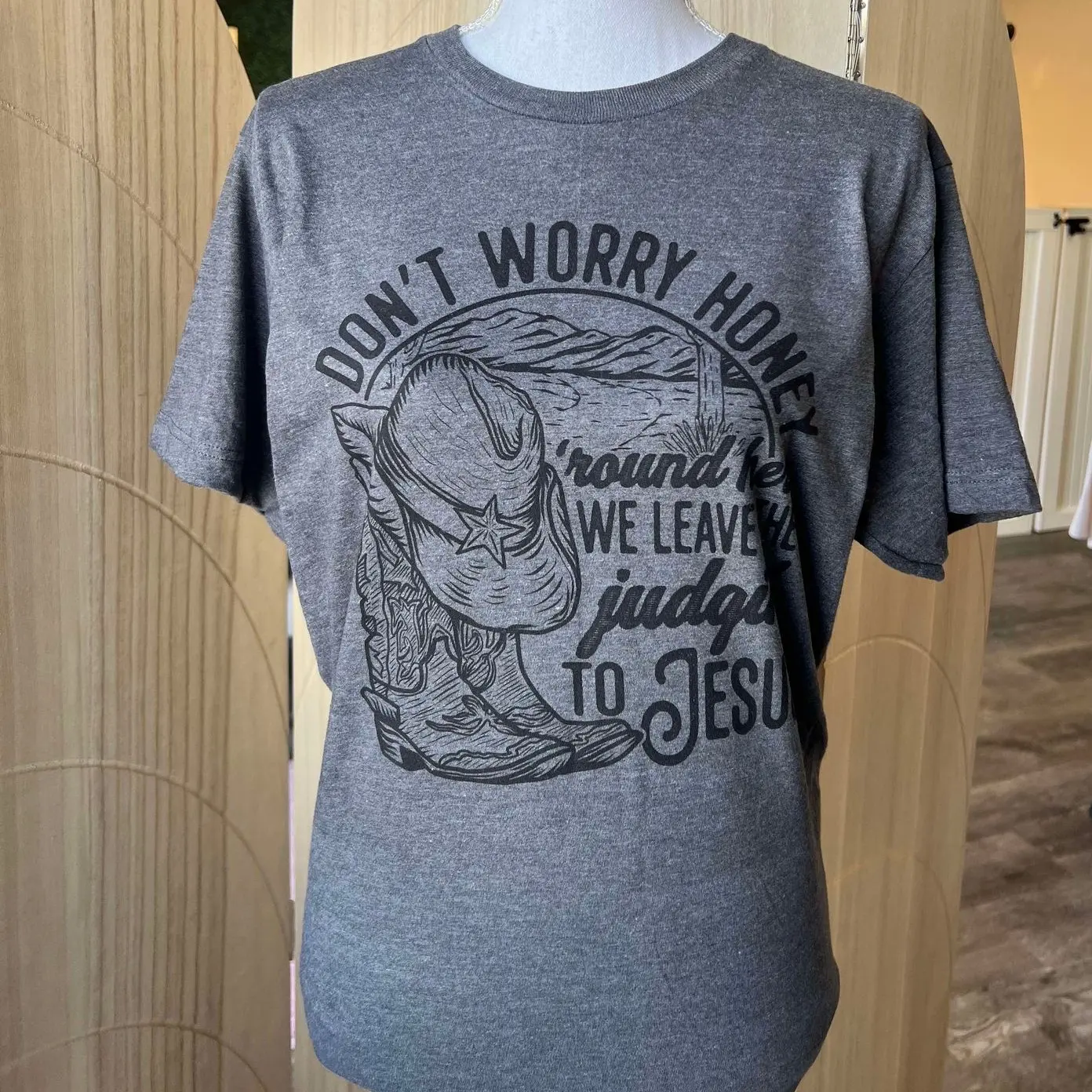 Leave The Judgin Jesus - Dark Gray