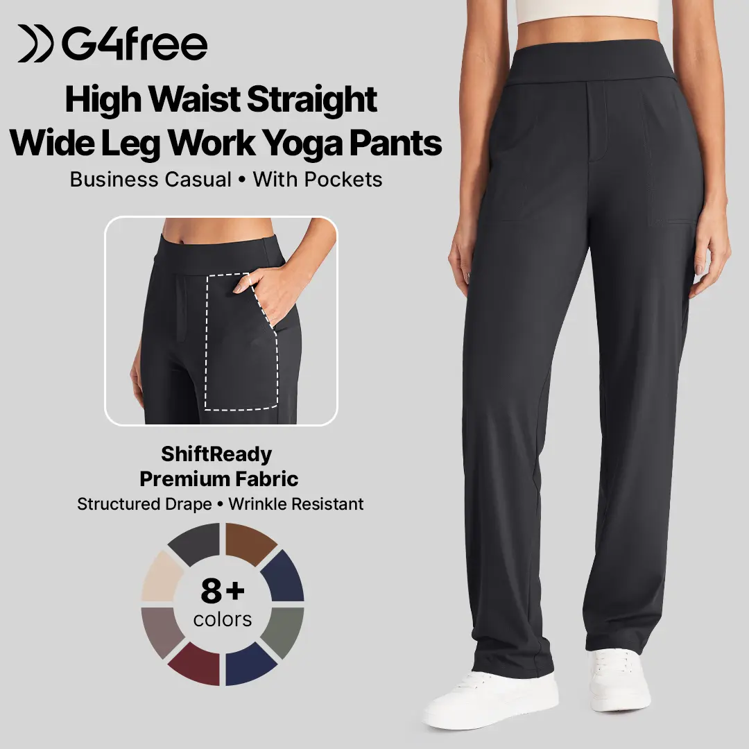 ultra high waisted dress pants ShiftReady High-Waist Straight Dress Pants main image 0
