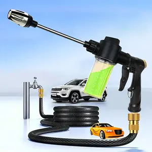 High Pressure Car Washing Water Gun Long Rod Hose Nozzle Multi-Function Garden Watering Tool Powerful Car Cleaning Tools Spray Gun Car Wash Sprayer