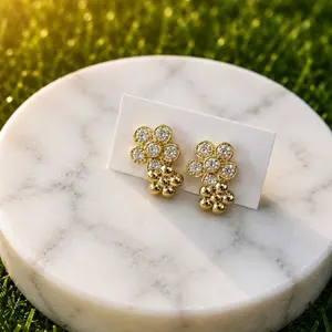 14k gold plated earrings