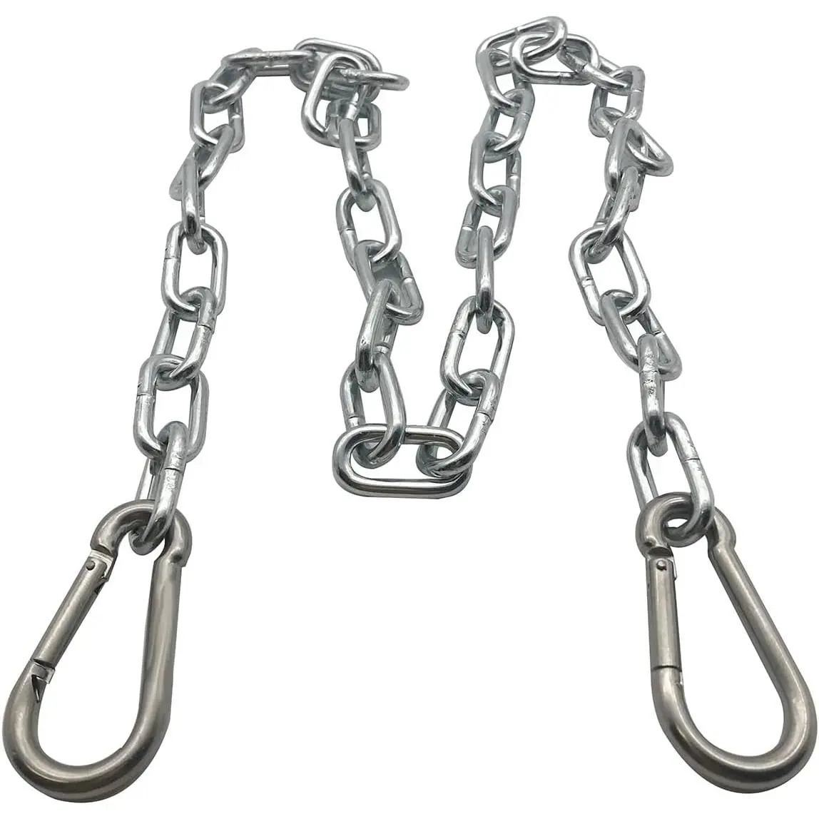 3/16" X 48" Trailer Safety Chain with Locking Carabiners Grade 30 (M5 Trailer Safety Chain-1PCS)