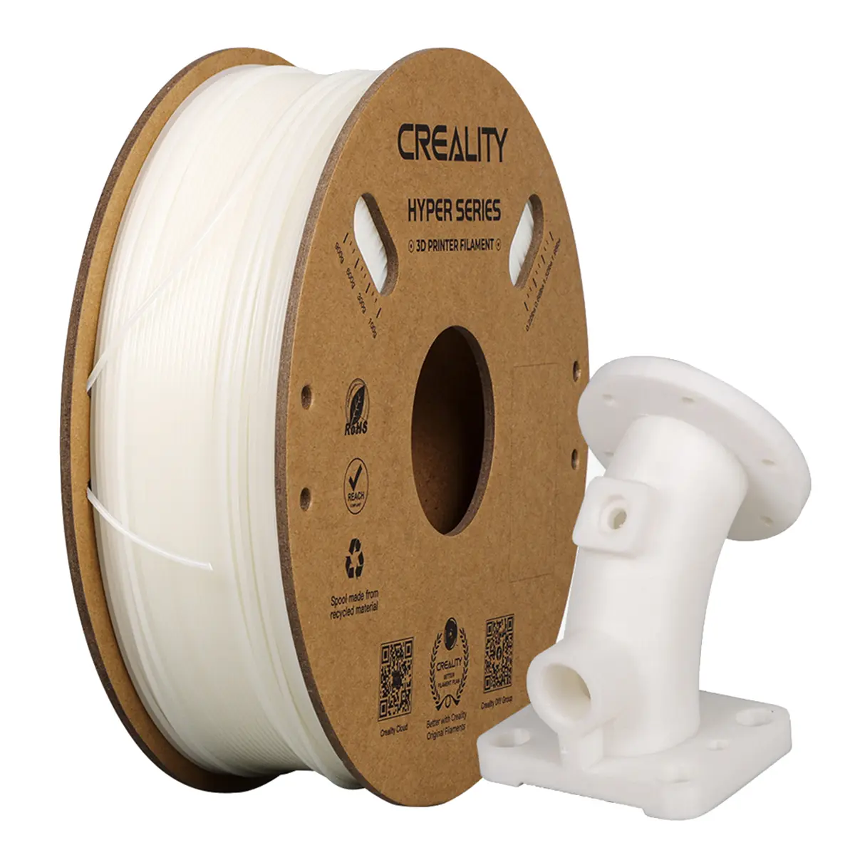 Creality Hyper Series 1.75mm ABS 3D Printing Filament, High-Quality Filament for FDM 3D Printers, Abs Filament