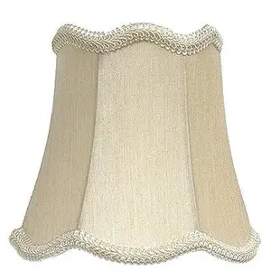 Mini Cream Scallop Chandelier Shade