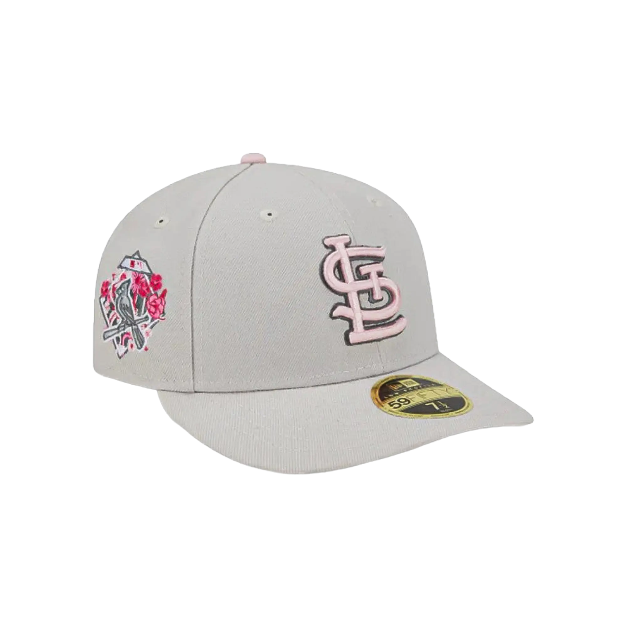 59FIFTY St. Louis Cardinals Mother’s Day Low Profile Fitted Hat "Khaki / Pink - Under Brim" NE900