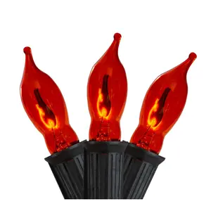 Northlight 10ct Flickering Flame C7 Halloween L ights