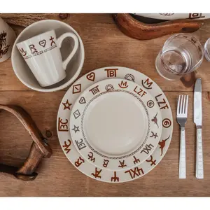 WESTERN DINNERWARE 16 PIECE SET