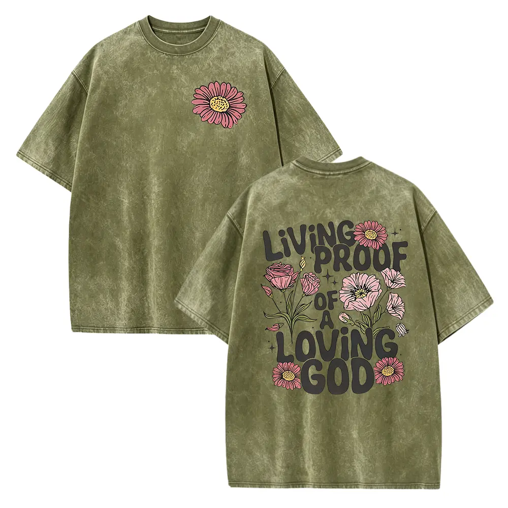 2026 Spring/Summer New Women'S Round Neck Floral Letter Double-Sided Print Fashion Summer Cool Short Sleeve Casual T-Shirt