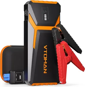 V10 Pro 4500A Jump Starter, Car Starter (All Gas, 10.0L Diesel Engine) 12V Lithium Jump Box, Battery Booster Pack, Car Battery Charger Jumper with Type C Quick Charge, LED Lights