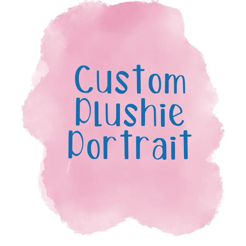 Custom plushie portrait