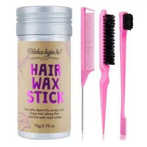 Sculpting Wax Stick for Natural & Faux Curl Control, Non-Greasy Hair Styling Tool, Haircare Texturizing Product, Perfect for Asymmetrical Hairlines & Costumes