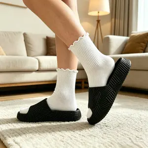 Weweya Women's Dirt-Proof EVA Slides | Waterproof Non-Slip Open-Toe Slippers, Easy-Wipe Clean Thick Sole for Indoor/Outdoor Home Beach Unisex