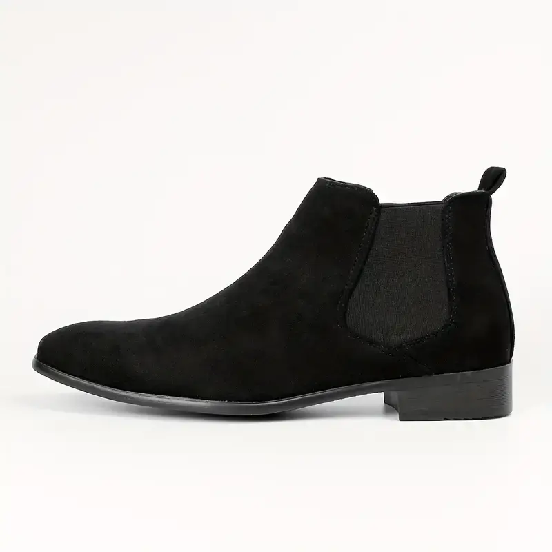 Men's Chelsea Boots Dress Boots Casual Ankle Boots High-top Slip On Dress Shoes For Outdoor Camping fashionable chelsea boot