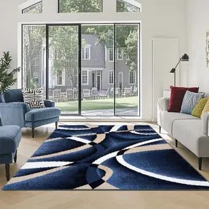 Velvet + soft and comfortable modern style geometric curve element pattern printed carpet, Modern Abstract Rug, home decoration carpet, living room large carpet, sofa cushion, door mat, coffee table mat, bedroom carpet, bedside mat