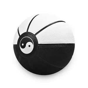 Custom Half Black & White Basketballs