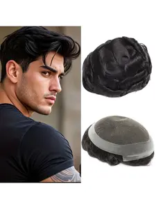Men's Advanced Hair Replacement System, Lightweight Breathable Hair Solution for Full Coverage, Comfortable Fit with Natural Appearance for Effortless Daily Styling, Fit Wig, Daily Wear Wig