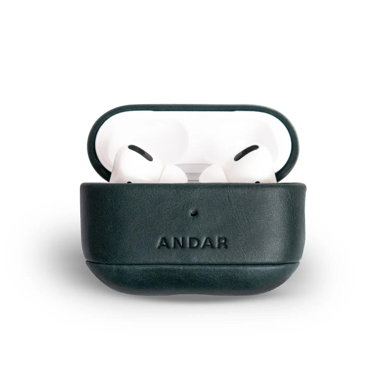 The Capsule Leather AirPods Case by Andar – Full-Grain Leather 360° Protective Cover | Slim Fit Case for Apple AirPods with Durable Shell & Rich Patina, Aesthetic