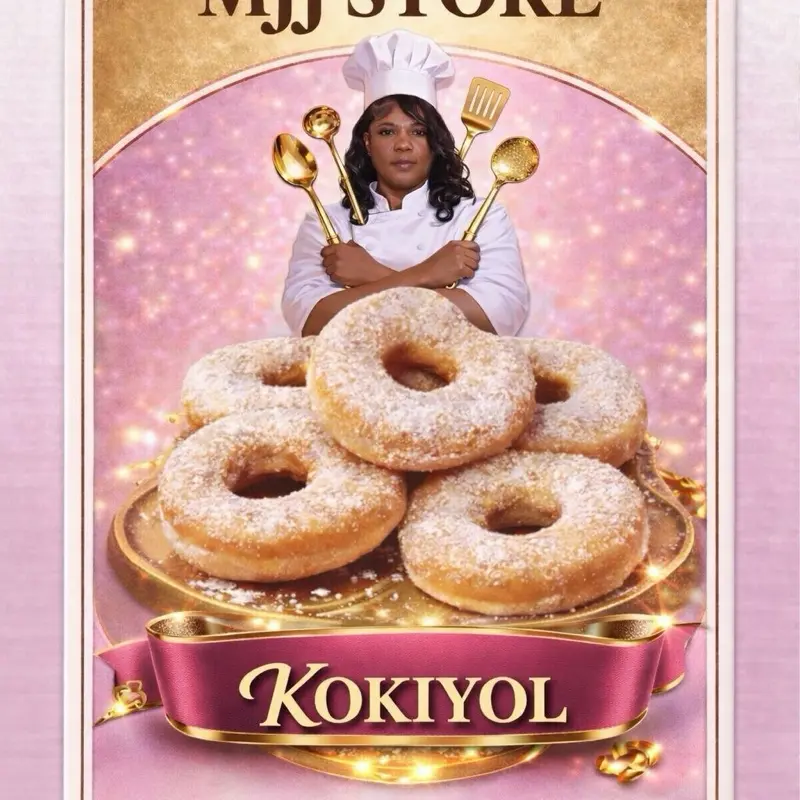 MJJ STORE Kokiyol - Gourmet Donuts with Powdered Sugar for Sweet Treats