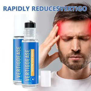 Vertigo Ease Pro  Roll-On 10ml - Fast-Acting Relief for Dizziness, Nausea & Travel Sickness with Lavender, Ginger, Frankincense & Peppermint Essential Oils | Natural Vertigo Support + Foot Massage Ready Calming Body Care vertigo ease aromatherapy