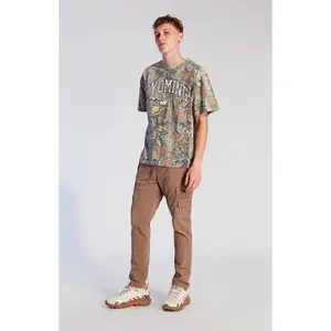 Pacsun Men's Stretch Taupe Slim Cargo Pants