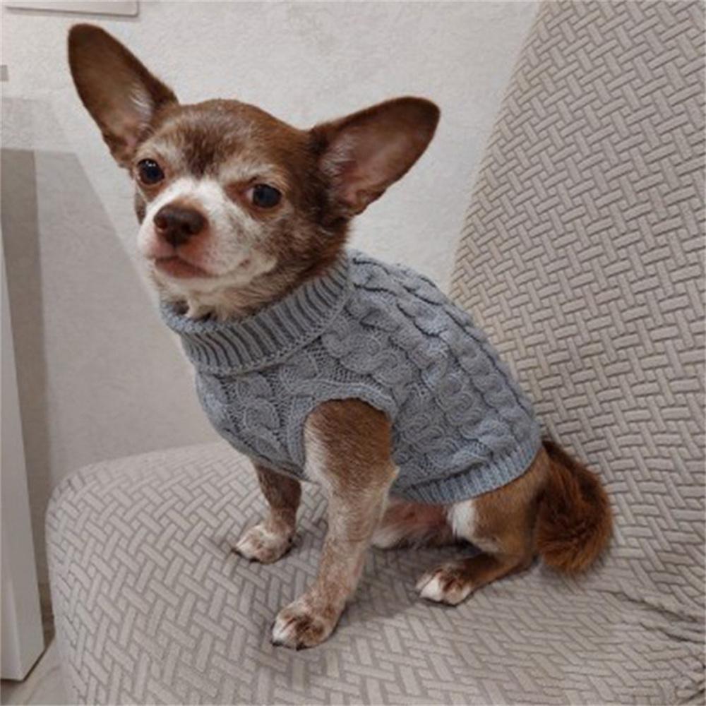 Classic Solid Chihuahua Puppy Dog Sweater for Small Dogs Winter Warm Pet Clothes Yorkshire Schnauzer Pullovers disfraz de perro