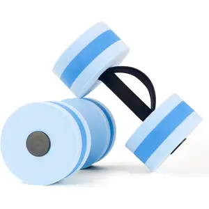 Water Weights for Pool Exercise 2 count Water Dumbbells Aerobics Pool Barbells Lightweight Resistance Aquatic Dumbbell for Swimming