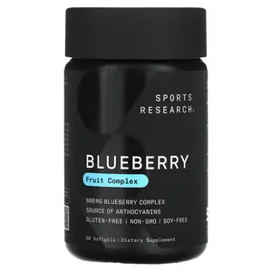 Sports Research Blueberry Concentrate, 800 mg, 60 Softgels