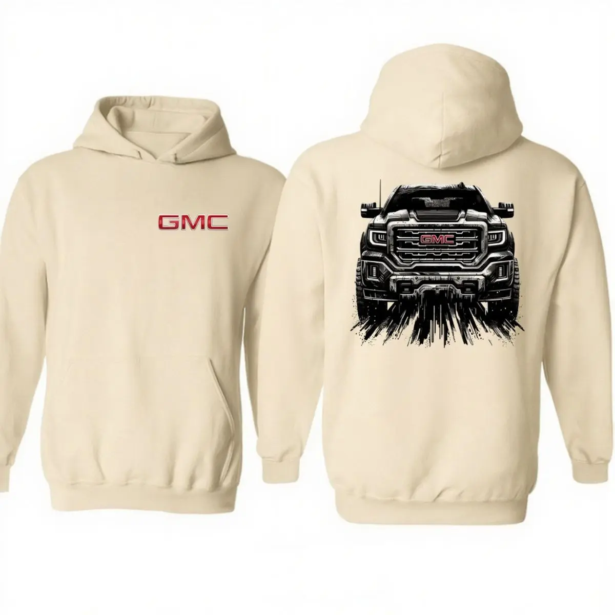 Aggressive Front View G Mc Sierra Two Sides Shirt, Truck Tee, Unisex Sweater Pullover Tee