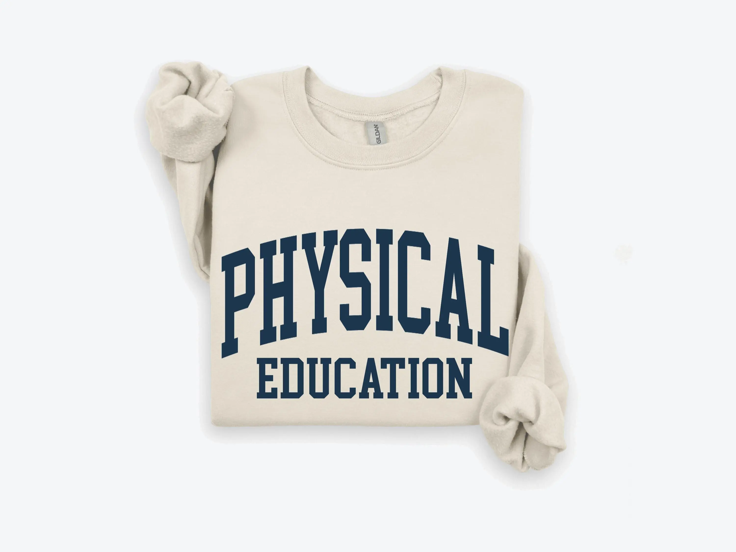 Physical Education T-Shirt Or Sweatshirt , Physical Ed , Pe Teacher Gift, Physical Education Gift Cotton Crewneck
