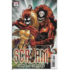 Scream: Curse of Carnage #2 Marvel signed by Clay Chapman