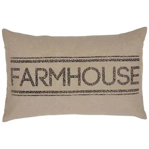 Sawyer Mill 14X22" Rectangular Pillow, Farmhouse, Charcoal